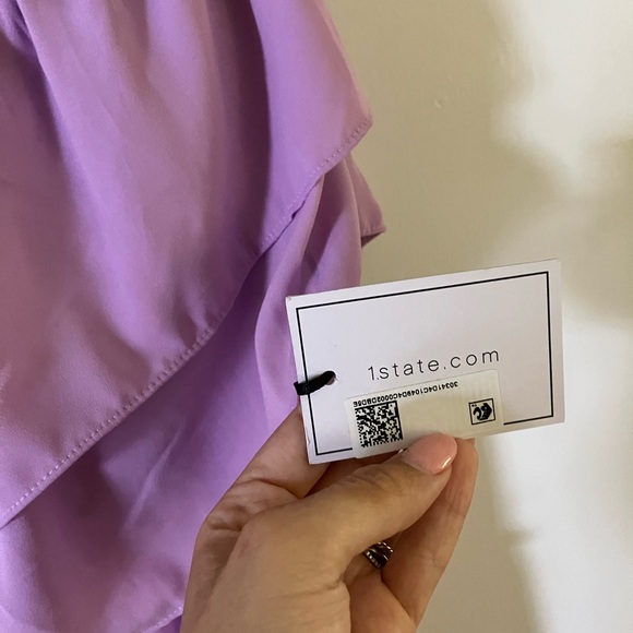 NWT 1. State Strapless Ruffle Tiered Maxi Dress - Picture 9 of 9